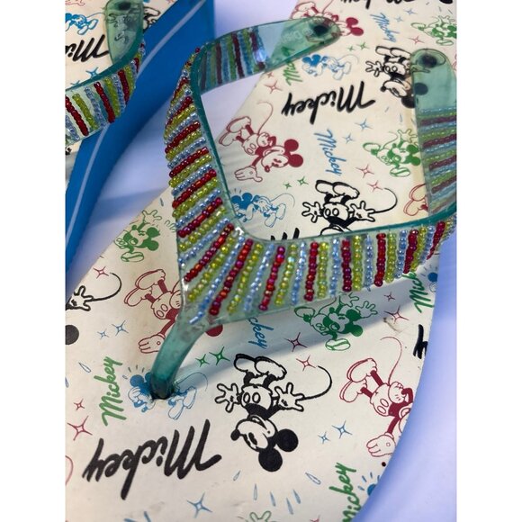 Disney Mickey Flip Flops (size 9 women’s) - Picture 2 of 9